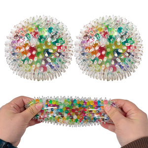 Most Popular TPR Soft Colorful Beads Spiky <b>Ball</b> Pressure Release Promotional Gift Decompression <b>Squeeze</b> Toys for Kids Adults - Product Image 1