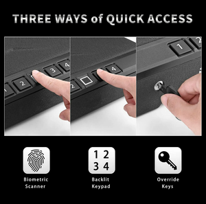 Mã Vân Tay An Toàn Nhà Nhỏ Key An Toàn Thông Minh <span class=keywords><strong>Mini</strong></span> Súng Cầm Tay An Toàn Hộp Sinh Trắc Học Súng An Toàn Hộp Cho Súng Khóa Hộp Súng An Toàn - Product Image 4