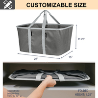 Panier à linge pliable grande capacité personnalisé pour la maison et le dortoir