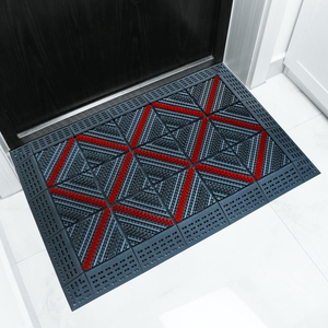 Tapete para puerta de piso de drenaje para eliminación de polvo, tapete de entrada personalizado impermeable, <span class=keywords><strong>felpudo</strong></span> antideslizante para Centro Comercial para el hogar - Product Image 1