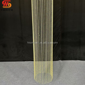 SMOOTH Sparkling 3m <b>Long</b> Hanging Crystal Bead <b>Curtain</b> Wedding Ceiling Decor Tall Luxury Crystal Hanging Chandelier - Product Image 3