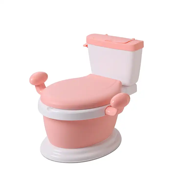 Potty Training Toilet with Life-Like Flush