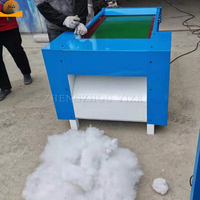 Chine petite fibre Machine oreiller déchets fibre recycler prix fibre de polyester ouverture farce Machine oreiller remplissage Machine