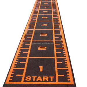 <span class=keywords><strong>Gazon</strong></span> <span class=keywords><strong>synthétique</strong></span> pour salle de sport 25 mm PP/PE, tapis d'herbe artificielle personnalisé avec logo, orange, pour piste de luge intérieure de salle de fitness - Product Image 1
