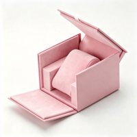 Boîte d'emballage pour montre en carton rigide gris, modèle 2026, dernière version, en deux parties, avec impression de logo personnalisé pour coffrets cadeaux