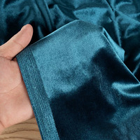 Tissu en velours mémoire organique 240 g/m², super doux, luxueux, pour robes de soirée et banquets, couleurs vives, vente en gros