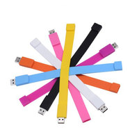 Flashdisk USB Promosi 2.0 1GB 2GB 4GB, Flashdisk Pergelangan Tangan Silikon 3.0 8GB 16GB 32GB, Memory Stick Disk dengan Logo Custom