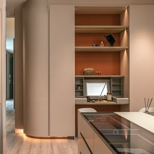 Muebles de dormitorio de lujo <span class=keywords><strong>Armarios</strong></span> Armario de madera con espejo Cómoda - Product Image 5