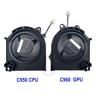 Kipas Pendingin CPU GPU Laptop DC 5V untuk Dell G16 7630 7635 G15 5530 Pendingin Notebook Gaming Radiator EG75070S1 C950 C960 C930 C940
