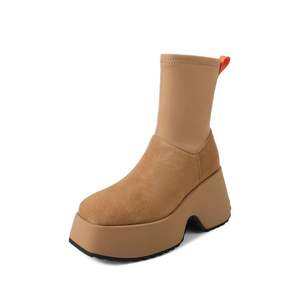 <b>Chinese</b>-made Autumn and Winter Unisex High Heels Cow Leather High-end Comfortable Designer <b>Shoes</b> - Product Image 1