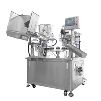 Machine de remplissage et de scellage semi-automatique électrique et pneumatique pour tubes souples en plastique, pour cosmétiques, boissons, aliments, 200 ml, haute précision