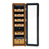 Armoire à cigares à refroidissement thermostatique de grande capacité 800CT Armoire à cigares à cadre en bois Armoire à cigares électronique avec design de mode