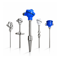 Capteur de température haute résistance à l'abrasion pour centrale électrique, thermocouple résistant à l'usure, RTD Pt100, OEM IP65, acier inoxydable