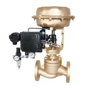 Modulating 4-20mA <b>Control</b> <b>Valve</b> Cast Steel ANSI Flange 150LB Spring Returned Pneumatic <b>Control</b> <b>Valve</b> with Positioner - Product Image 3