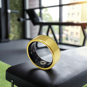 Hersteller anpassbare KR2 Edelstahl IP68 wasserdicht Android IOS kompatibel messen Körper temperatur Sport Smart Ring - Product Image 6