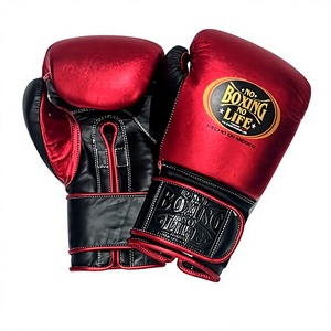 No Boxing No Life Guantes de Boxeo Profesionales de Combate, de Cuero con Esponja para Cierre, Personalizables, Transpirables, Resistentes, Ajuste Universal - Product Image 5