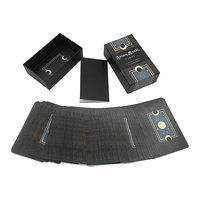 Cartes de tarot personnalisées de haute qualité en plastique PET, dorées à chaud, imperméables, finition brillante rose, résistantes aux chocs, portables, idéales pour un cadeau
