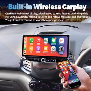 Autoradio à angle réglable pour Ford Ecosport 2013 - 2017, Android, Carplay sans fil, lecteur multimédia vidéo, navigation, unité principale - Product Image 6