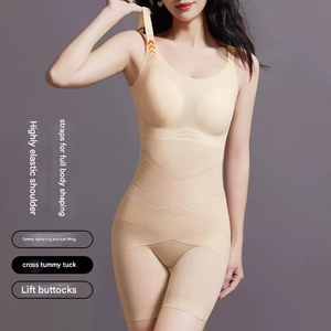 Wholesale Plus Size Breathable Lace Flat Tummy Waist Trainer Shaper Button Custom Logo Women's Slimming Sheath Cincher <b>Vest</b> - Product Image 3