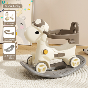 Mainan kuda goyang plastik anak-anak desain skuter terlihat bagus untuk anak-anak balita & bayi Olahraga & Hiburan Produk - Product Image 5