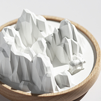 Diffuseur en pierre de diatomite en forme de montagne, aromathérapie, pierre aromatique unique, zen, vente en gros, désodorisant d'air