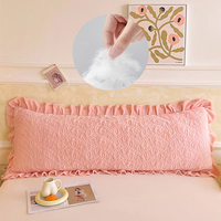 SUREWALHOME Oreillers en alternative au duvet pour les dormeurs sur le ventre et sur le dos, oreiller long à densité douce, lavable en machine