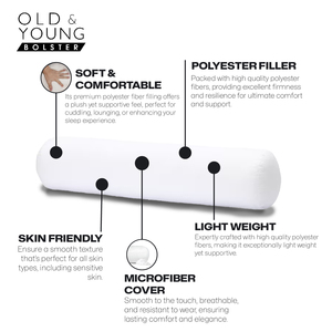 Old and Young Bolster Soft Durable Skin Friendly Comodidad y soporte adecuado para todas las edades - Product Image 3