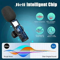 Microphone Lavalier sans Fil K9 à Condensateur Anti-Bruit avec Connecteur Type-C Léger pour iPhone iPad Android Vlog