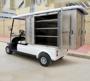 Maßgeschneiderter geschlossener Elektro-Golfwagen mit 2 Sitzen für Hauswirtschaft, Hotel, Catering und Getränkeverkauf - Product Image 6