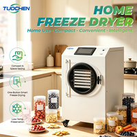 10kg Mini Voedselvriesdroger Mini Home Food Vacuum Freeze Dryer Machine Lyofilisator Apparaat voor Fruit en Groenten