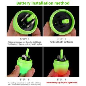 HOWELL Abo elektronik yüzer gece balıkçılık şamandıra iki renkli aydınlık uzun mesafe döküm şamandıra balıkçılık balıkçılık aksesuarları - Product Image 5