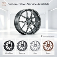 Jantes de course 18 pouces 5x114.3 Noir brillant à rayons en Y profondément concaves en alliage pour Nissan 370Z
