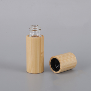 Desain baru rol bambu untuk botol deodoran bola botol rol parfum kaca kosong 3ml <span class=keywords><strong>5ml</strong></span> 10ml untuk minyak esensial Perawatan Kulit Cre - Product Image 2