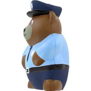Custom Logo Police Bear Pu Stress Relievers Stress Toy Stress <b>Ball</b> - Product Image 5