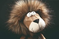 Lion en peluche personnalisé, jouet en peluche doux avec crinière moelleuse