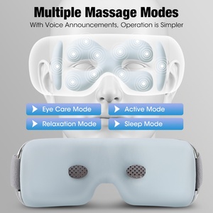 Masseur oculaire chauffant intelligent avec musique, compresse chaude confortable, masque pour les yeux pour le sommeil - Product Image 5