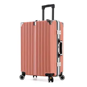 YX16869 Customization High Quality Luggage ABS Luxury Suitcase PC Aluminum Frame Travel Luggage for Teen Girls