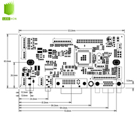 Carte de commande LCD industrielle 1920*1200 LVDS vers VGA/DVI