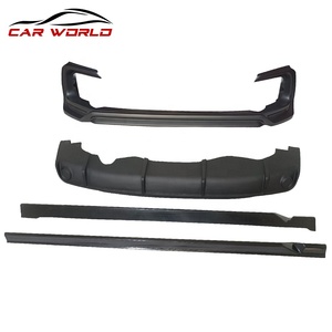 2022 for for Mugen Style 2023 for Fit ABS Plastic <b>Car</b> Bodykit New Front Lip Rear Lip Side Skirts No Color - Product Image 2