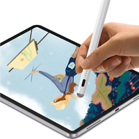 Stylet magnétique en plastique Wisoneng avec logo personnalisé, pour tablette, rejet de la paume, 8-10 heures d'autonomie, écran capacitif