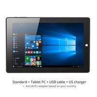Tablette PC 10,1 pouces N3350 Intel Win10 Wi-Fi Écran tactile IPS 64 Go Double démarrage Windows et Android
