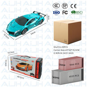 Aijh 1:12 Schaal 2 In 1 Vervorming 2.4Ghz Rc Auto 'S 360 Graden Robot Auto Rc Auto Demo Afstandsbediening Auto - Product Image 6