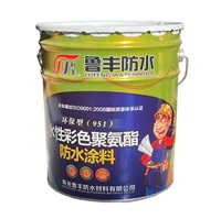 Toit en polyuréthane à base d'eau écologique 20kg/tambour imperméabilisant haute élasticité résistance aux intempéries