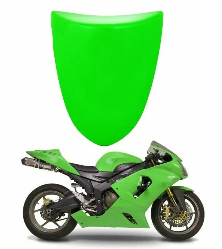 Высокое качество мотоцикл зеленый заднего сиденья мотоцикла крышка капота сиденья для KAWASAKI NINJA ZX-6R 636 03 04