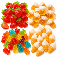 Gomitas de Frutas Variadas con Forma de Oso, Sabor Agridulce, Suaves, Halal, Venta al Por Mayor, Personalizables, Marca Privada, TIK TOK, a Granel