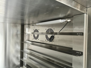 Four industriel à gaz 4 niveaux grande capacité pour boulangerie, idéal pour la cuisson du pain et des pizzas, avec fonction de fermentation de la pâte incluse - Product Image 6