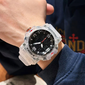 Multifunctional Men's Sport Chronograph <b>Watch</b> Digital Display Stop <b>Watch</b> Alarm 3BAR Water Resistant Plastic Latest - Product Image 2