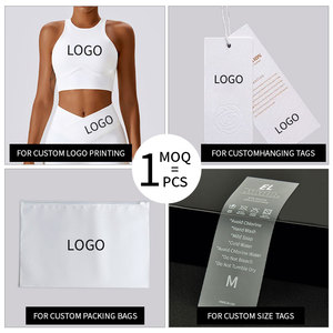 Abbigliamento Sportivo Personalizzato 2 Pezzi Leggings Senza Cuciture e Reggiseno Sportivo Senza Schienale per <span class=keywords><strong>Donna</strong></span> Set da Yoga e Allenamento - Product Image 5