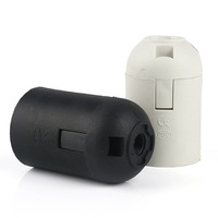 Douille de lampe suspendue LED rétro en plastique de type simple E27/E26 avec certification CE et garantie d'un an