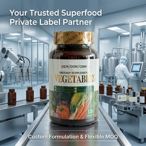Cápsulas de Frutas y Verduras OEM, Suplemento de Alimentos Integrales, Superalimento, Apoyo Antioxidante, Bienestar Digestivo, Suministro Nutricional Diario - Product Image 1